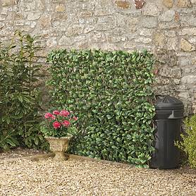 Expandable Artificial Evergreen Hedge Trellis
